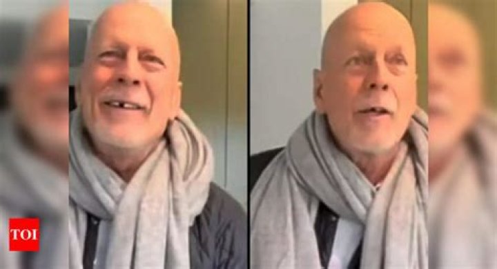 Bruce Willis missing a tooth as video of rarely seen star sparks