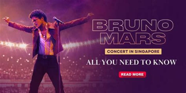 Bruno Mars Singapore concert in 2024 Ticketing, venue details, and more