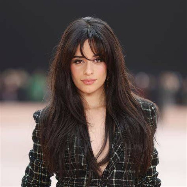 Camila Cabello Looks Washed Out in Nude Draped Embroidered Tulle Gown