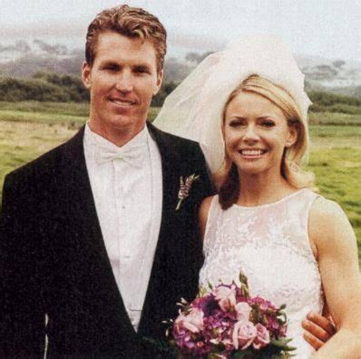 Campion Murphy and Faith Ford on the red carpet during opening night of