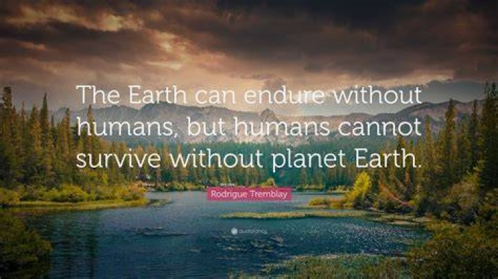 Can humans survive without nature? ·
