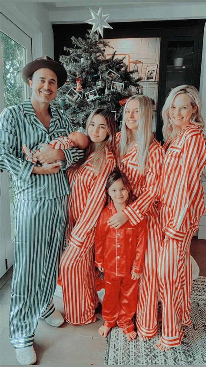 Candice King with her family, husband Joe King and stepdaughters Ava