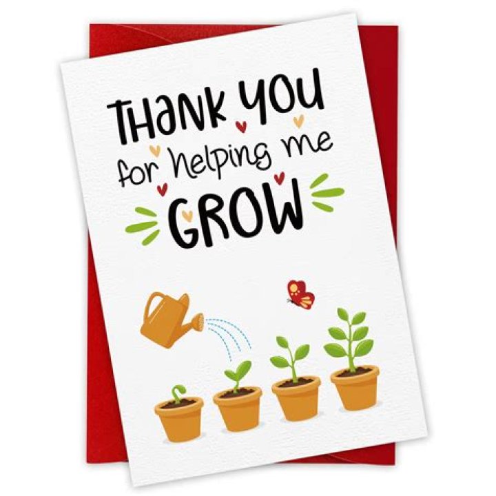 Carefetti Canon Appreciation thank you, Greeting card design