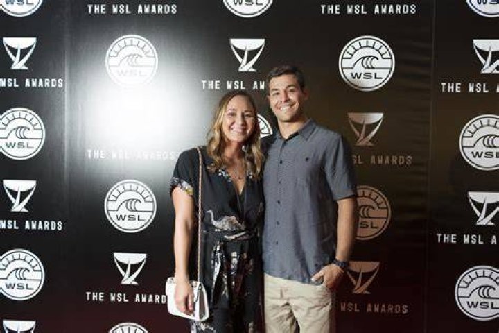 Carissa Moore and fiance Luke Untermann World Surf League