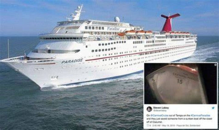 Carnival Paradise Cruise ship sinking Real Footage video Dailymotion