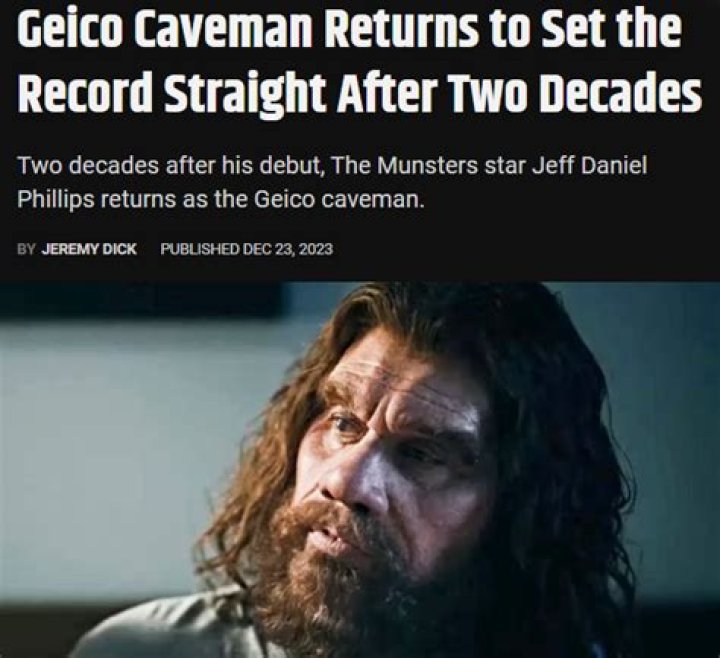 CAVEMEN GO Jeremy Sisto