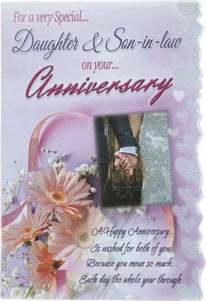 Celebrate Your Daughter And Son-in-Law's Anniversary
