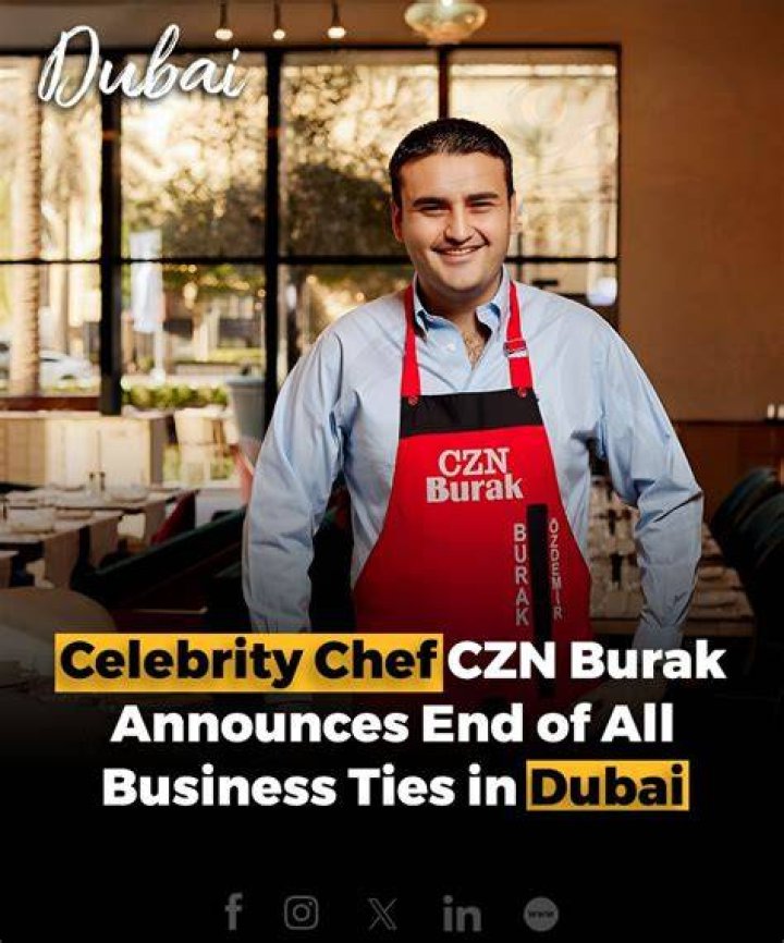 Celebrity Chef Burak, known for his unique cooking style, hospitalized