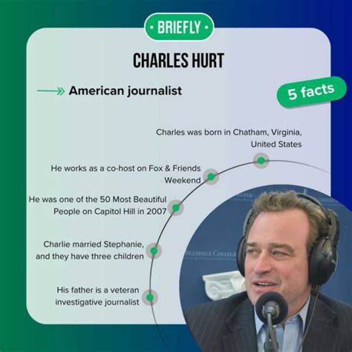 Charles Hurt BioAge, Education, Height, Wife, Children.