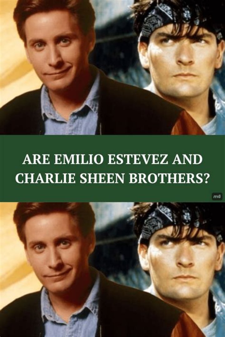 Charlie Sheen and Brothers Emilio Estevez Celebrity siblings