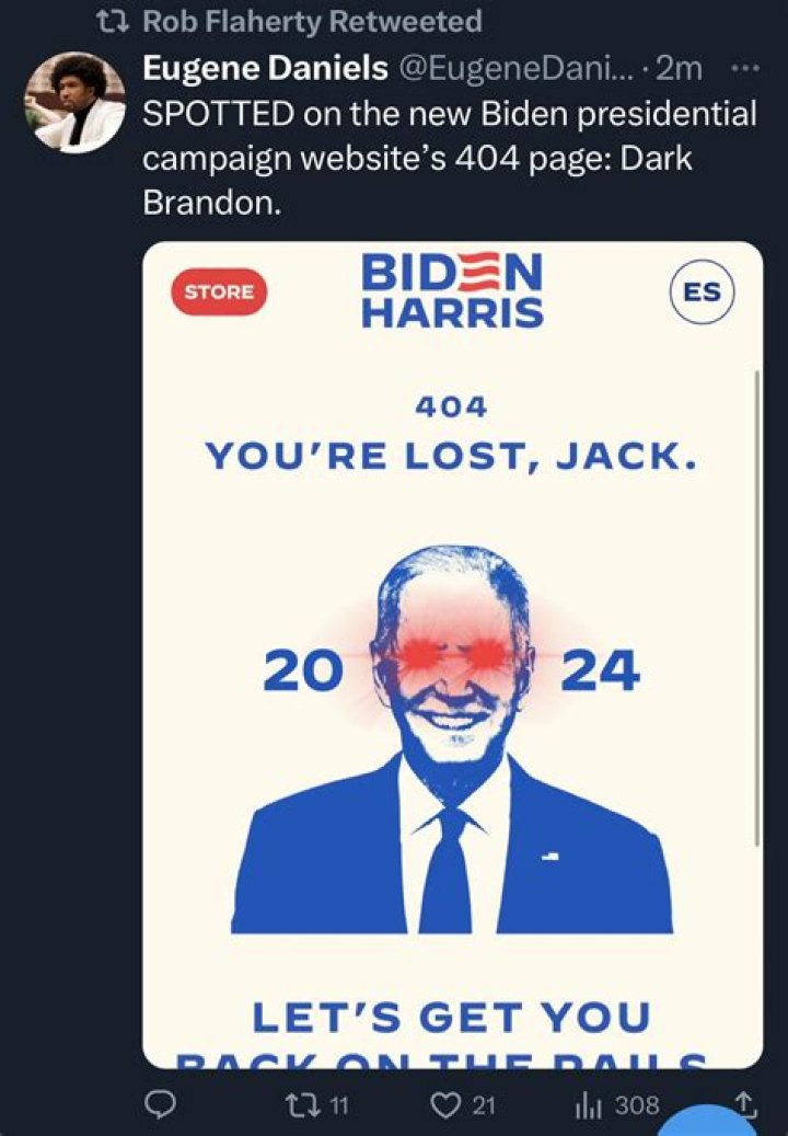 Check out DarkBrandon on Twitter r/Bidenmeme