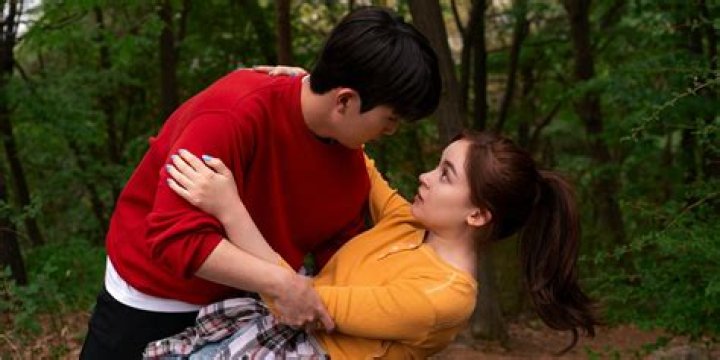Choi Min-Young with Anna Cathcart in XO Kitty Choi Min-Young with Anna Cathcart in XO Kitty