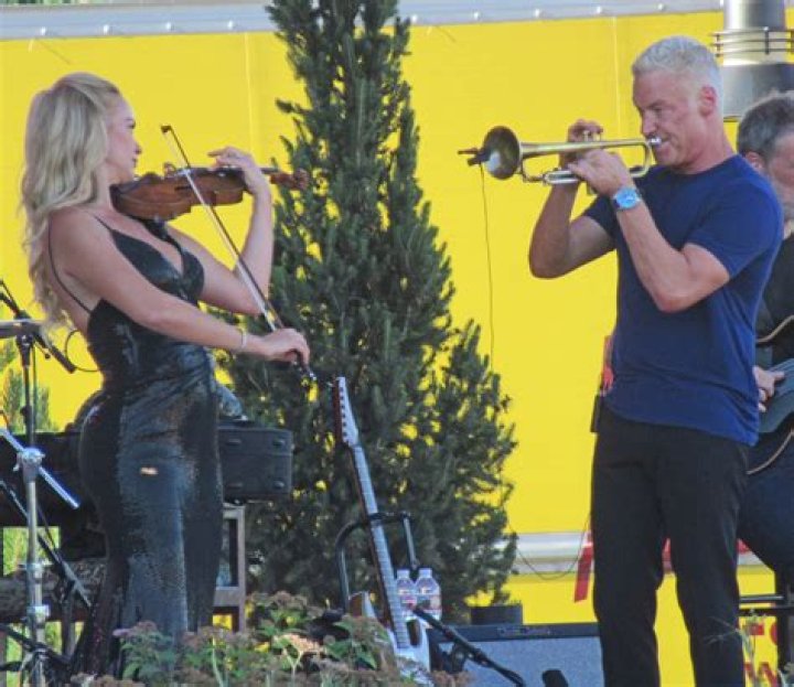 Chris Botti and Caroline Campbell at the Rainforest Fund gala