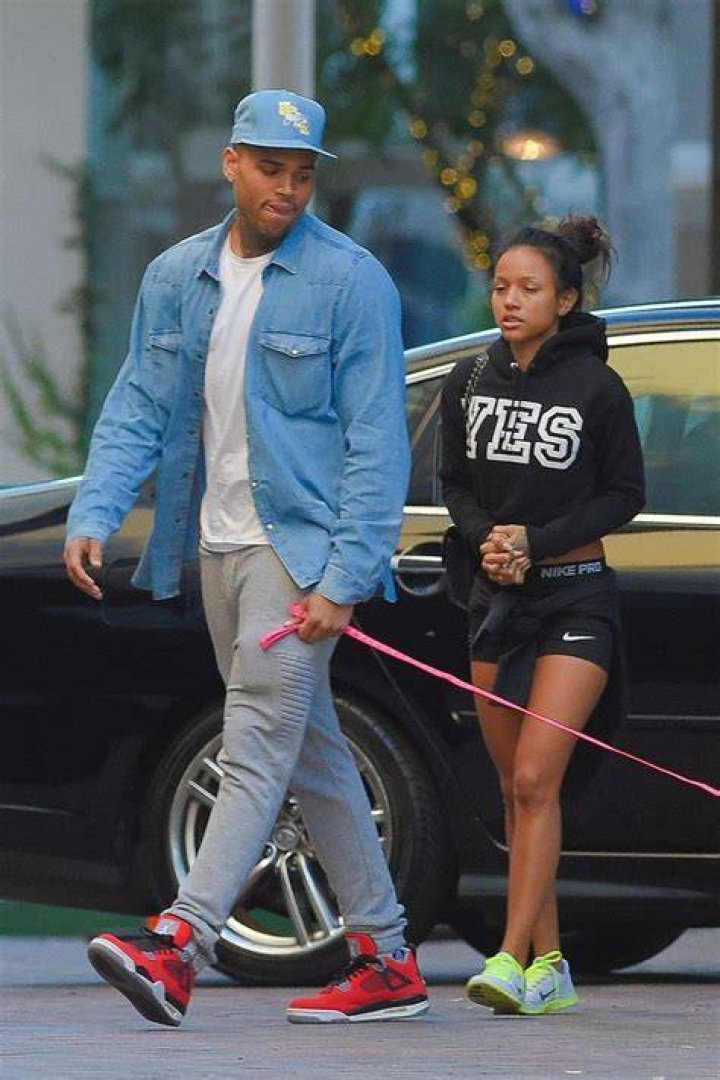 Chris Brown and Karrueche Tran enjoy date night at basketball game