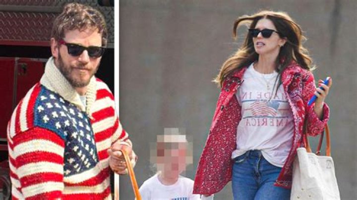 Chris Pratt and Katherine Schwarzenegger snapped with kids