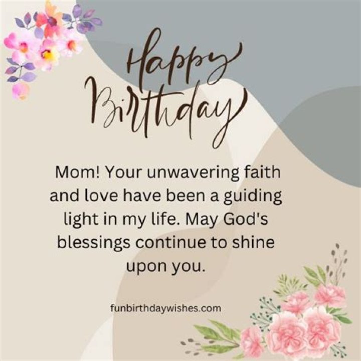 Christian Birthday Wishes For Mom