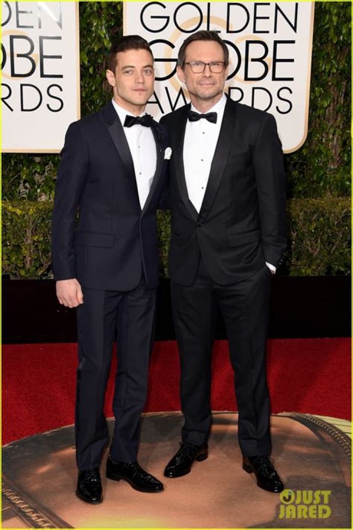 Christian Slater Golden Globes 2016 Then and Now