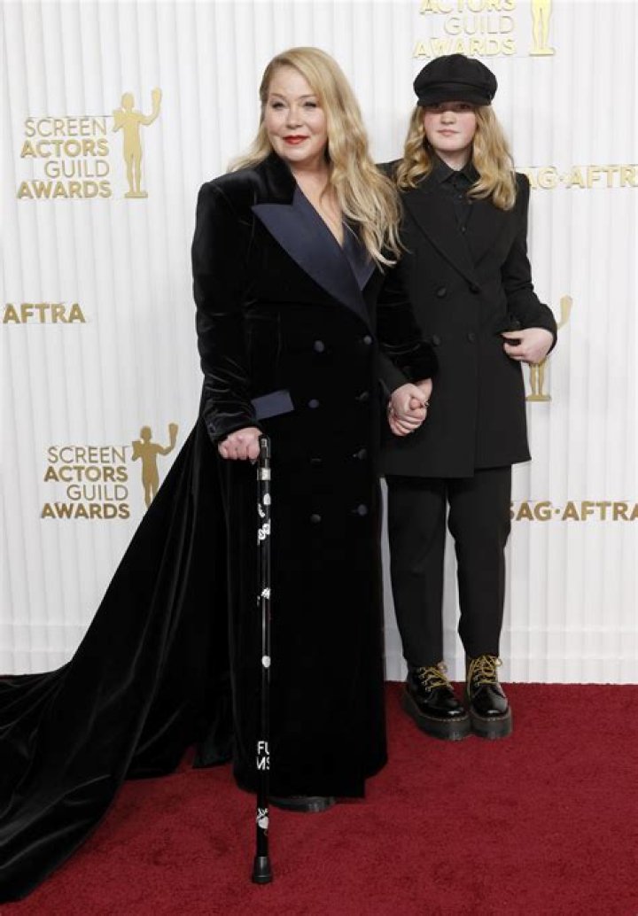 Christina Applegate Matches Her Daughter and Carries Cane Referencing