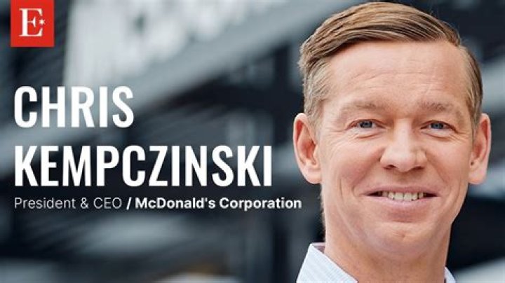Christopher Kempczinski Net Worth (2024) wallmine CA