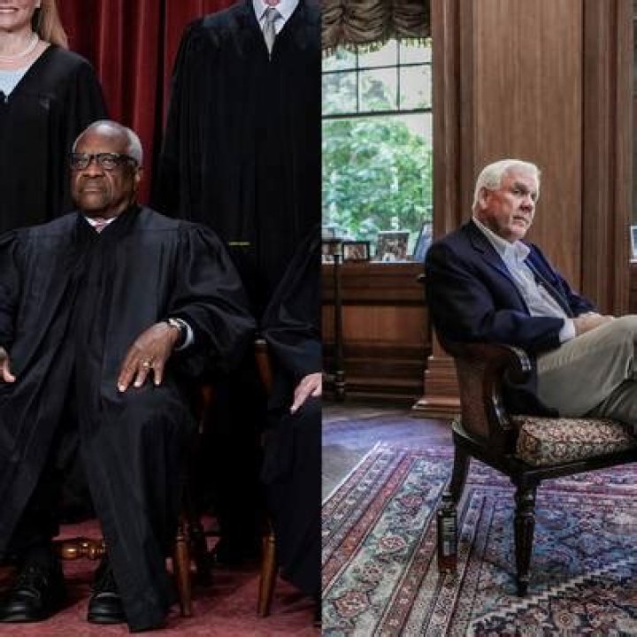 Clarence Thomas defends undisclosed 'family trips' with GOP megadonor