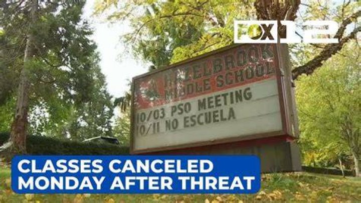 Classes canceled at Hazelbrook Middle School in Tualatin again Monday