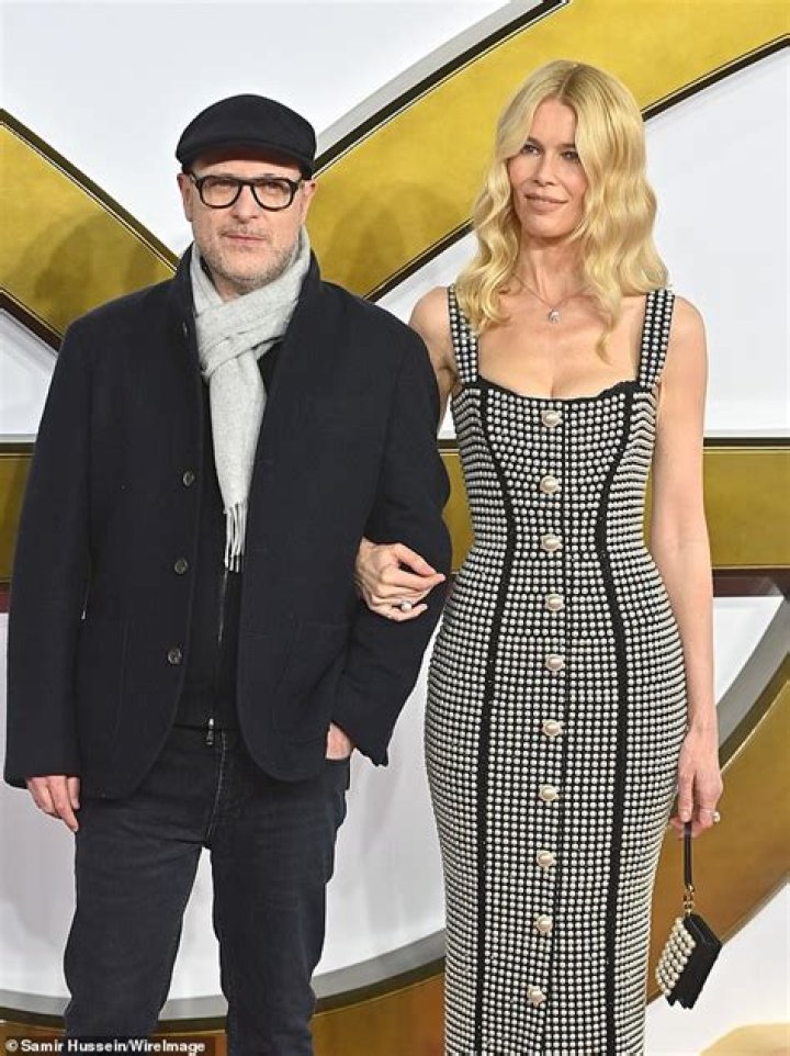 Claudia Schiffer, 51, joins director husband Matthew Vaughn for rare