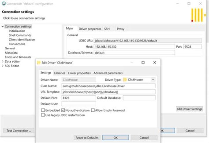 ClickhouseNativeJDBCDriver connection attempt throws Unsupported