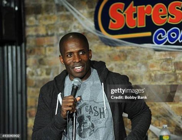 Comedian Godfrey performing at Stress Factory