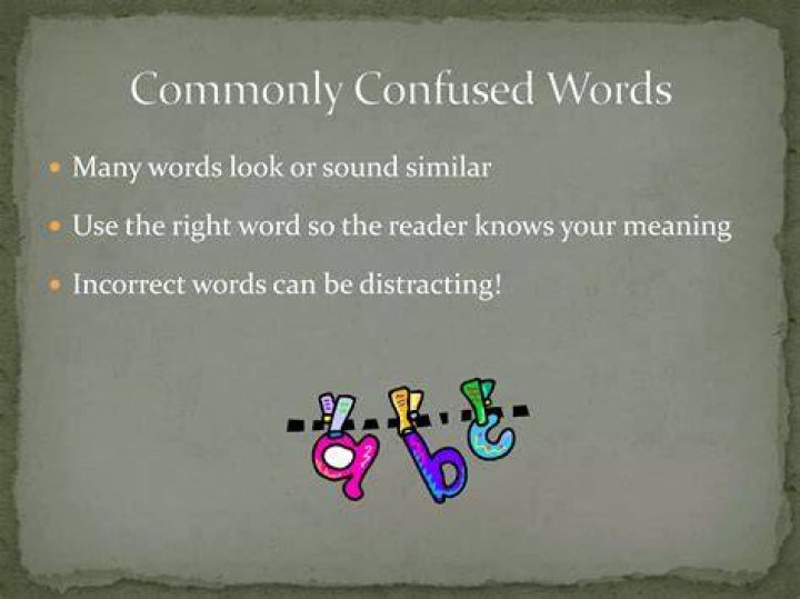 Confused Words N Confused Words