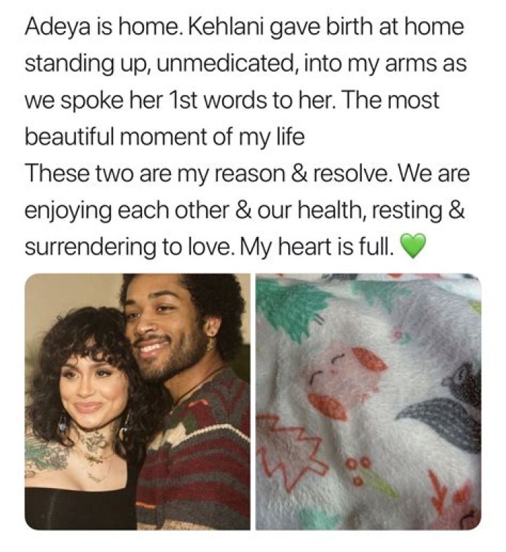 Congrats! Kehlani Gives Birth To A Beautiful Baby Girl Daily Worthing