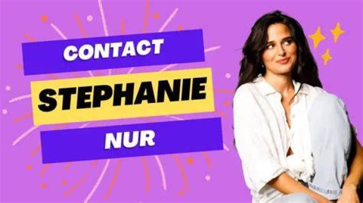 Contact Stephanie Nur [Address, Email, Phone, DM, Fan Mail]