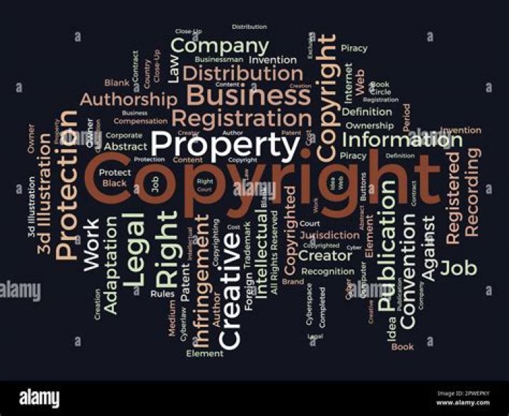 Copyright word concept stock image. Image of protection 144996371