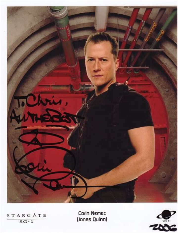Corin Nemec Stargate SG1 Corin nemec, Comic con, Stargate