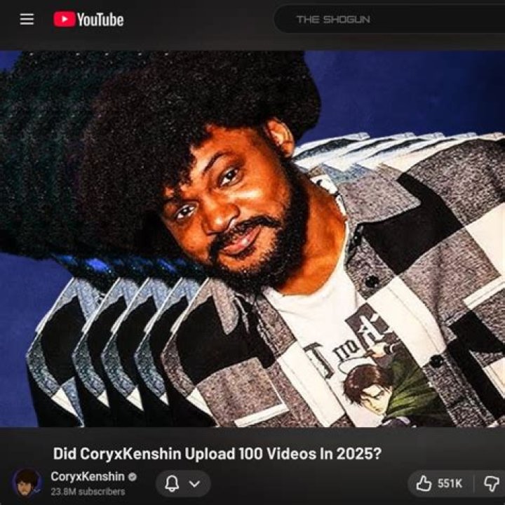 CoryxKenshin 29 years