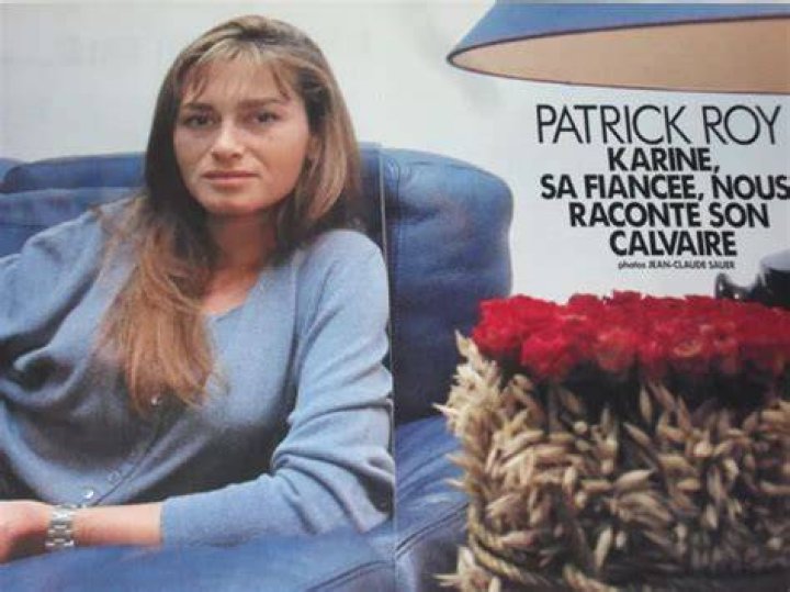 COUPURE DE PRESSE 1993 PATRICK ROY Karine sa fianc&eacute;e raconte son