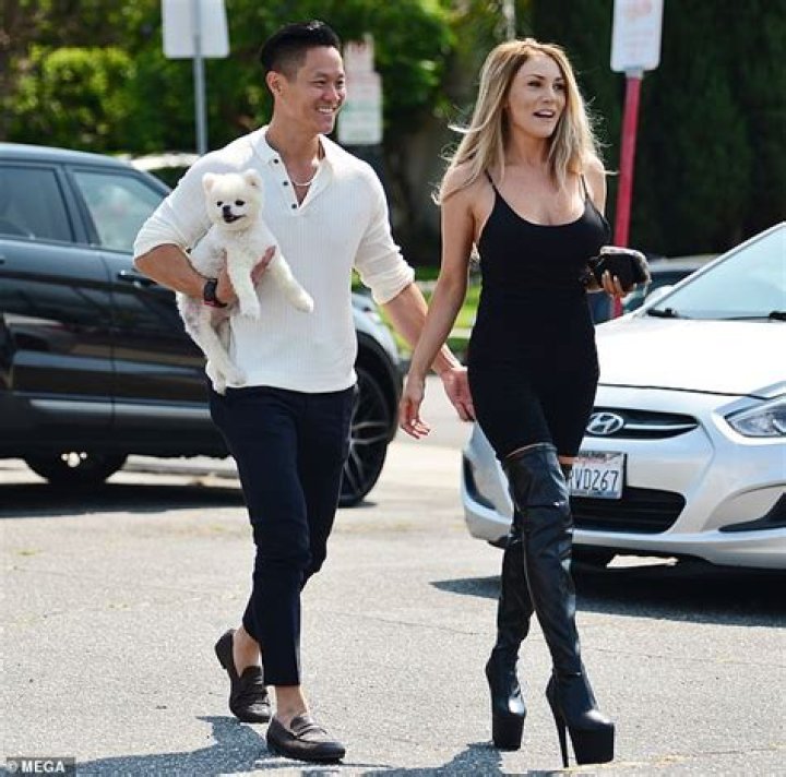 Courtney Stodden towers in platform boots at dinner with fianc&eacute; Chris