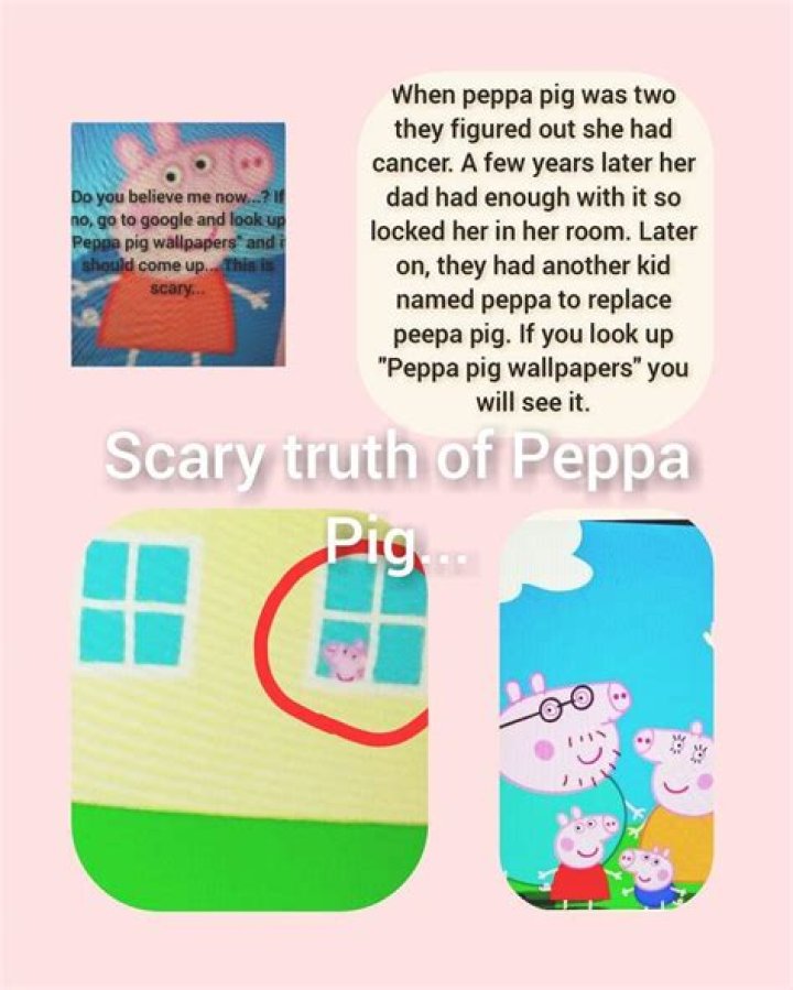 Creepy Background Truth Behind Peppa Pig House Wallpaper Truth Behind