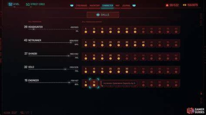 Cyberpunk 2077 Stats Explained Body, Cool, Intelligence, Reflexes, Tech