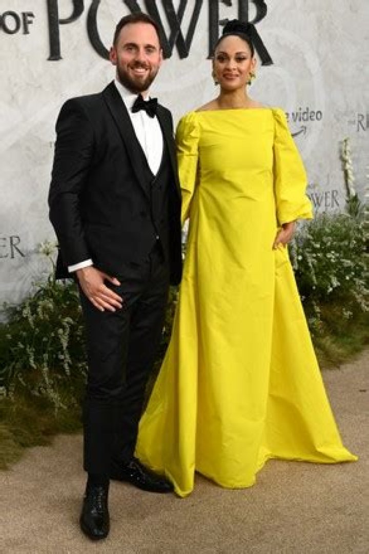 Cynthia Addai-Robinson with husband Thomas Hefferon Cynthia Addai-Robinson with husband Thomas Hefferon