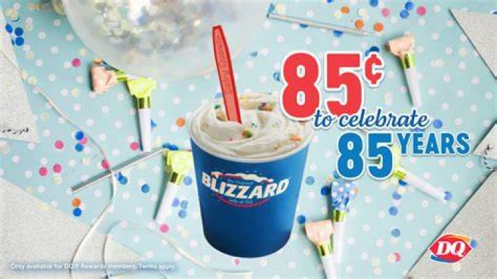 Dairy Queen Announces 85 Cents Blizzards to Celebrate Their New Summer