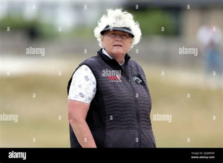 Dame Laura Davies on the origin of her turf tee, a Solheim