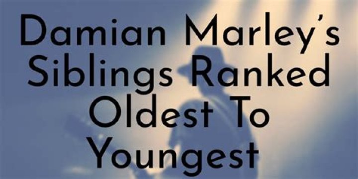 Damian Marley&rsquo;s 13 Siblings Ranked Oldest To Youngest