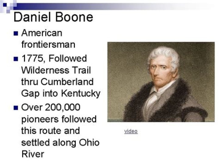 Daniel Boone American frontiersman Britannica