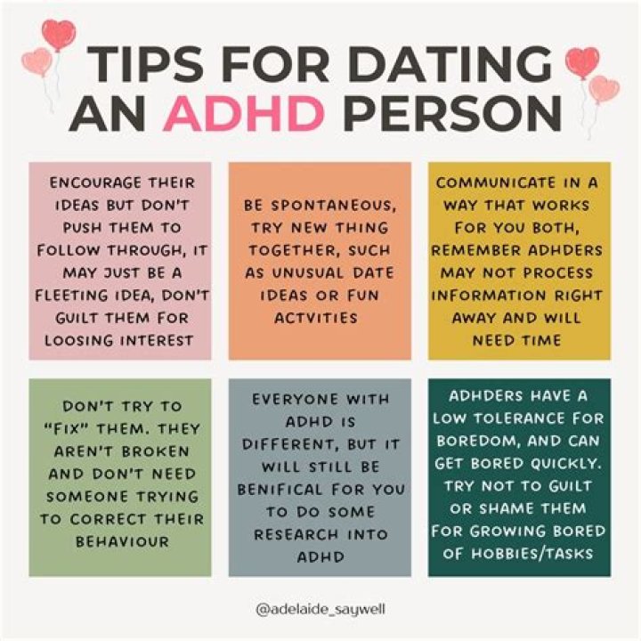 Dating Someone With ADHD Tips