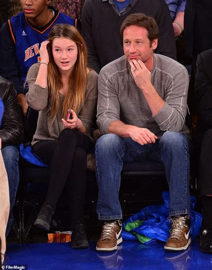 David Duchovny and daughter Madelaine spend time together Daily Mail