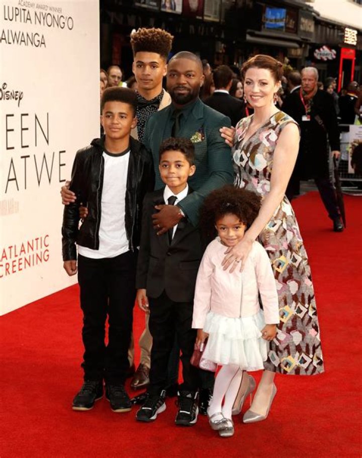 David Oyelowo and Family at Queen Of Katwe Screening 2016 POPSUGAR