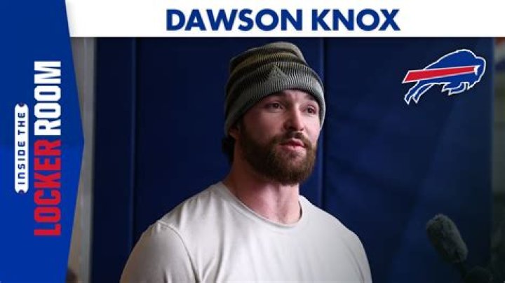 Dawson Knox nagyon j&oacute; &uacute;ton halad, hogy a Bills legjobb TE