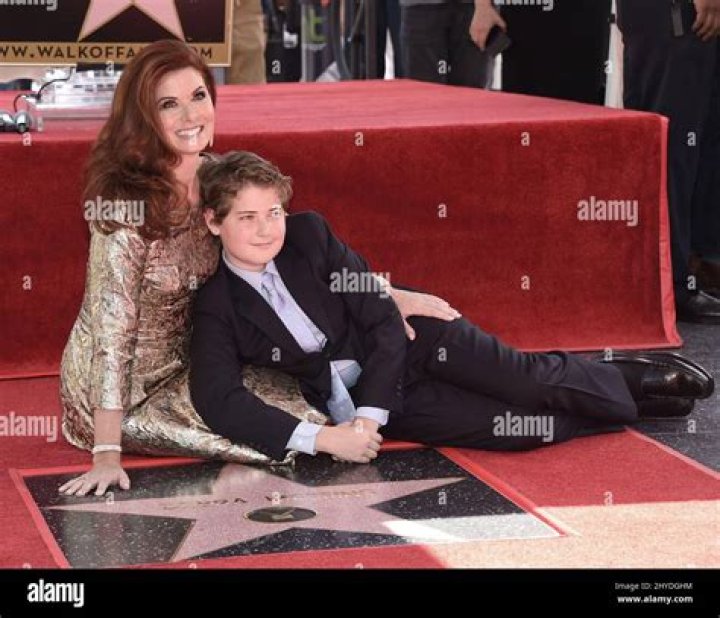 Debra messing and roman walker zelman hires stock photography and