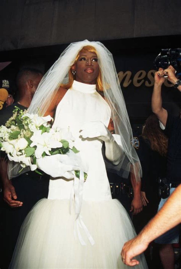 Dennis Rodman Wedding Gown For Short Brides believe it or not, dennis