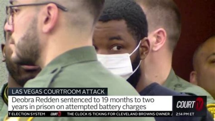 Deobra Redden attacked Las Vegas judge because he was having a 'bad day'